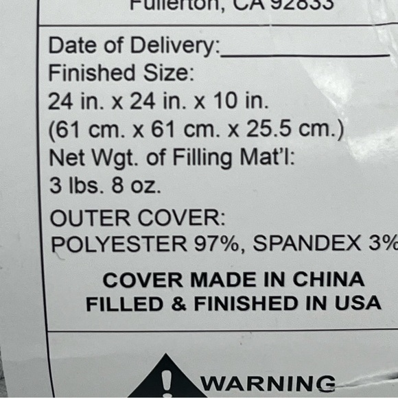 Brentwood Home Gel Memory Foam Wedge Grey Quilted Pillow - Picture 10 of 11